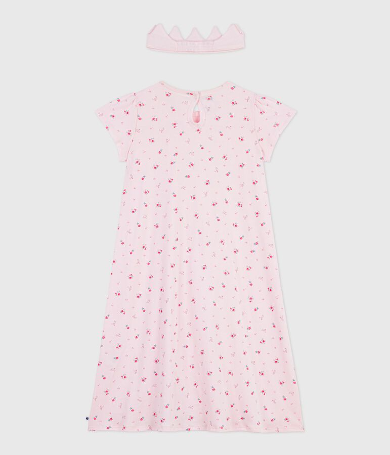Camis&oacute;n disfraz y diadema infantil de algod&oacute;n rosa BARELY/ MULTICO