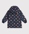 Chubasquero ic&oacute;nico con estampado de corazones para beb&eacute; azul/multicolor
