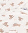 Mono corto de algodón estampado para bebé blanco MARSHMALLOW/blanco MULTICO