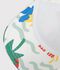 Sombrero infantil de algod&oacute;n con estampado de palmeras crudo/multicolor
