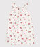Camisón infantil de algodón con estampado de frutas blanco MARSHMALLOW/blanco MULTICO