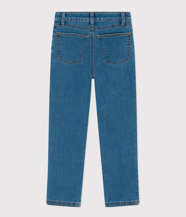 Pantal&oacute;n vaquero slim de ni&ntilde;a azul