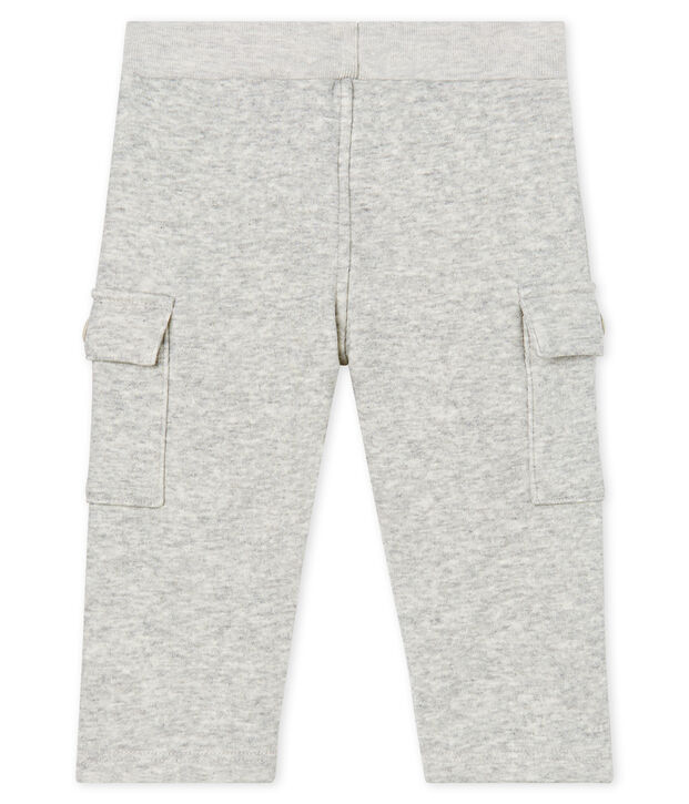 Pantal&oacute;n de terciopelo para beb&eacute; ni&ntilde;o gris