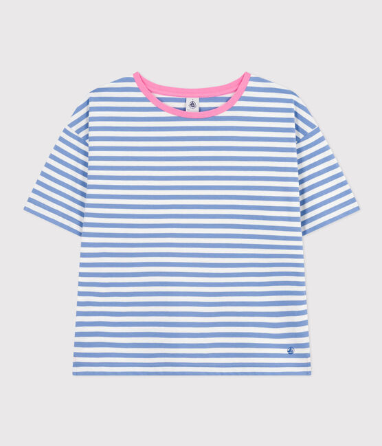 Camiseta la Boxy de algodón de mujer GAULOISE/ MARSHMALLOW