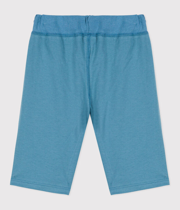 Bermudas de algod&oacute;n para ni&ntilde;o azul