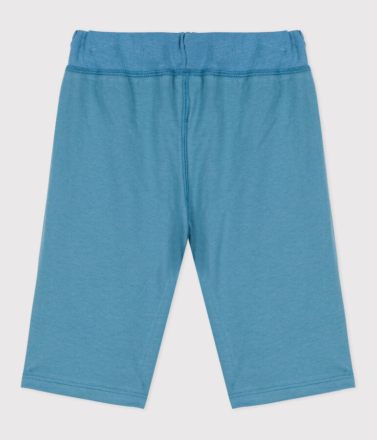 Bermudas de algod&oacute;n para ni&ntilde;o azul