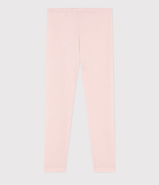 Leggings de lana y algodón para niño/niña rosa SALINE
