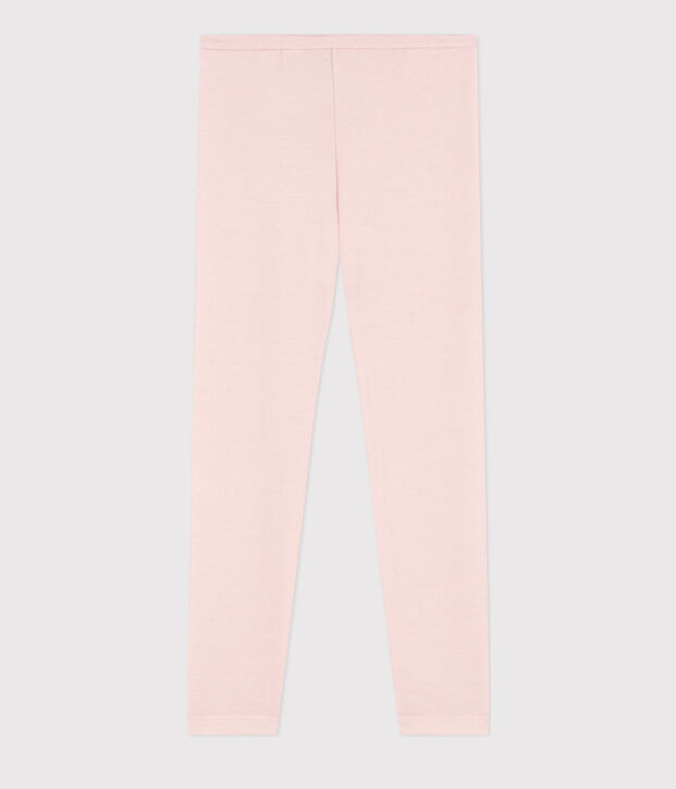 Leggings de lana y algod&oacute;n para ni&ntilde;o/ni&ntilde;a rosa