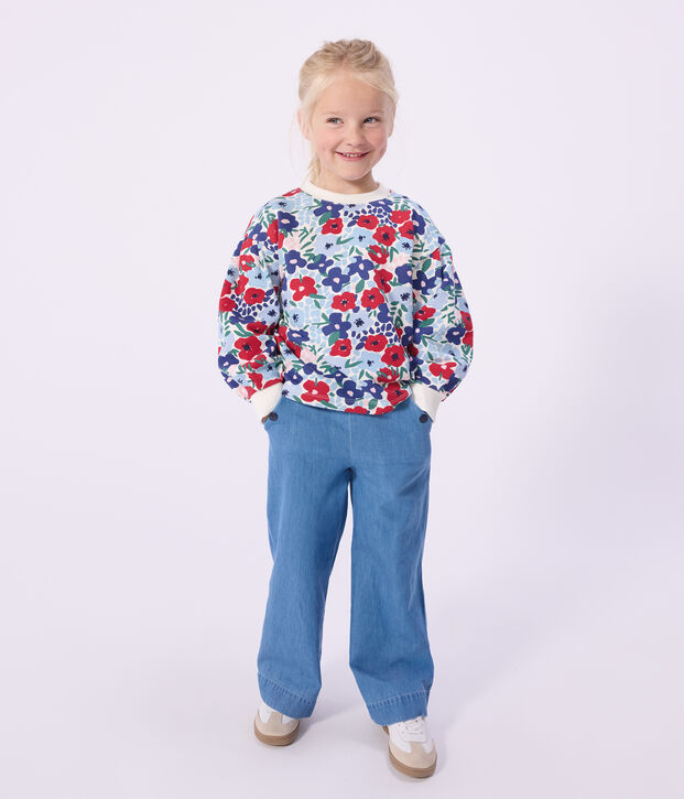 Pantal&oacute;n denim infantil azul