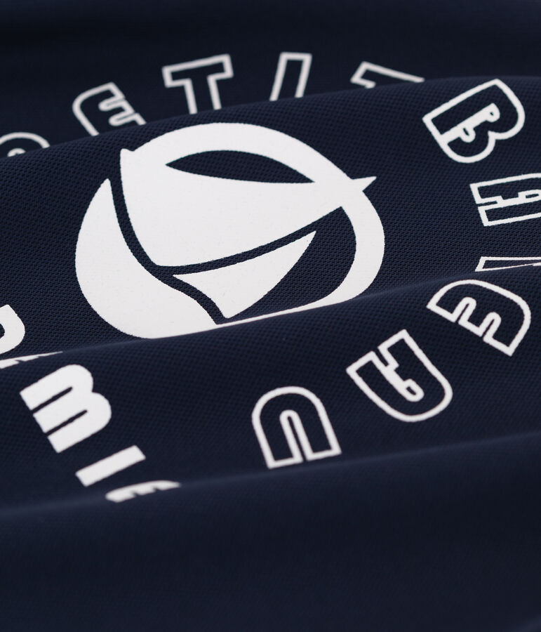 Camiseta deportiva de ni&ntilde;a azul