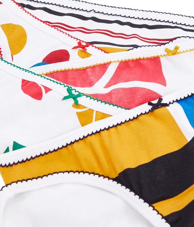 Semanario con 5 braguitas para mujer multicolor