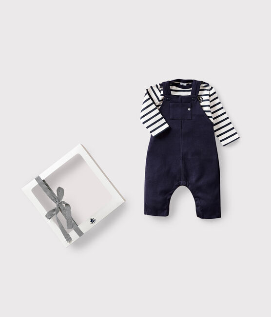 Conjunto de peto y marinera de jersey grueso para bebé variante 1
