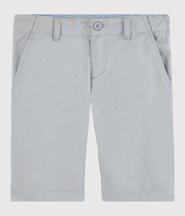 Bermudas de sarga de ni&ntilde;o gris