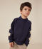 Sudadera de felpa cálida para niño azul SMOKING