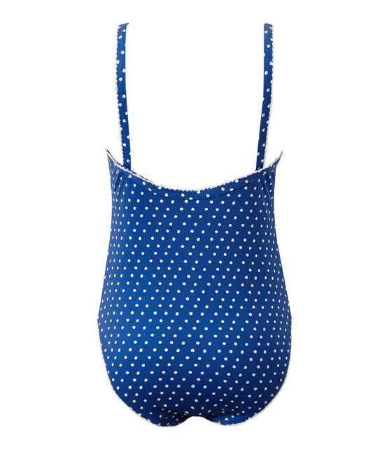Bañador a topos azul PERSE/blanco MARSHMALLOW