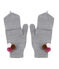 Guantes para niña gris SUBWAY CHINE