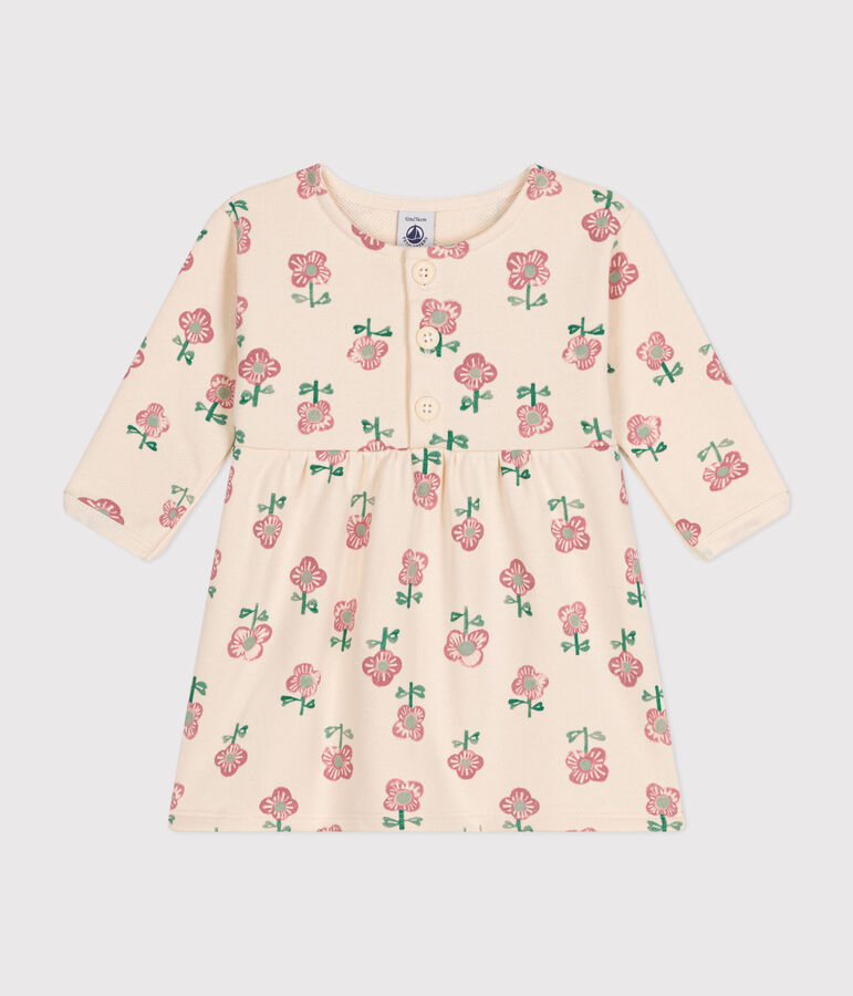 Vestido de manga larga para beb&eacute; crudo/amarillo