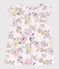 Blusa de manga corta de popelina de niña blanco MARSHMALLOW/blanco MULTICO