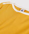 Camiseta de algodón de mujer amarillo BOUDOR