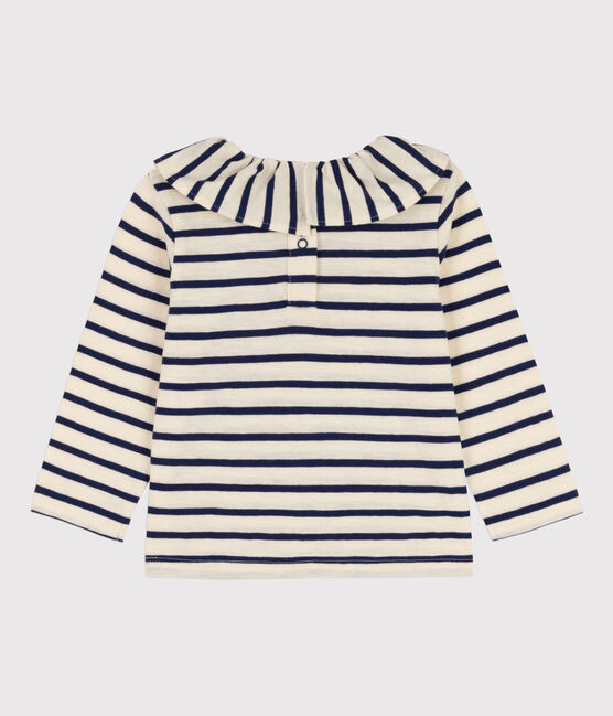 Blusa de punto ligero de manga larga para bebé blanco AVALANCHE/ MEDIEVAL
