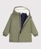 Chubasquero infantil liso de invierno OLIVINE