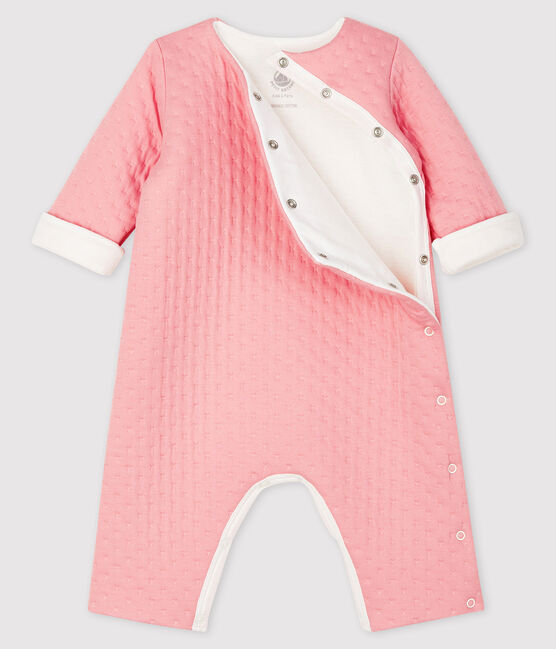 Mono largo para bebé de túbico acolchado rosa CHARME