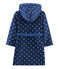 Bata de casa infantil de polar azul MEDIEVAL/blanco MARSHMALLOW
