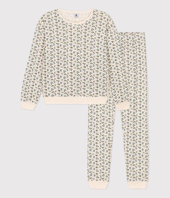 Pijama de algodón de mujer blanco AVALANCHE/ ROVER/ MULTICO