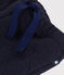 Pantalón de tejido túbico acolchado de bebé azul SMOKING
