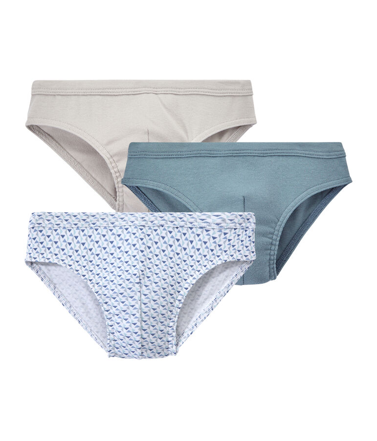 Lot de 3 slips para ni&ntilde;o blanco