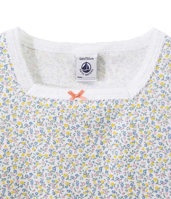 Camisón estampado para niña blanco ECUME/blanco MULTICO