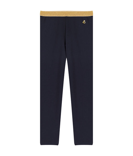 Pantalón de malla para niña azul SMOKING