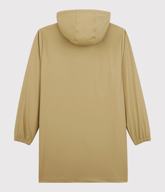Chubasquero largo y ligero de material reciclado unisex beige JERRYCAN