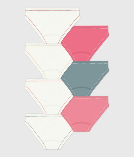 Juego de braguitas infantiles de algod&oacute;n lisas variante 1