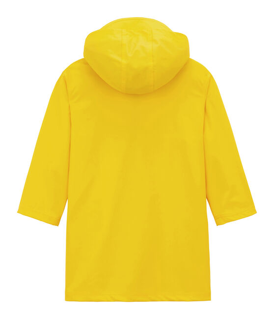 Impermeable largo infantil unisex amarillo JAUNE