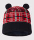 Gorro para bebé niño con forro polar