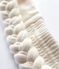 Diadema para el pelo trenzada de canalé de bebé niña blanco MARSHMALLOW