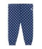 Legging para bebé niña estampado azul MEDIEVAL/blanco MULTICO