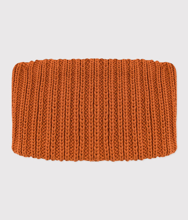 Braga de cuello de punto con forro de tejido polar para beb&eacute;, ni&ntilde;o o ni&ntilde;a marron