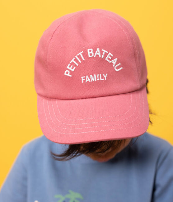 Gorra Petit Bateau Family para niño/niña rosa PAPI