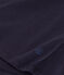 Camiseta LA RECTA de algodón con cuello redondo para mujer azul SMOKING