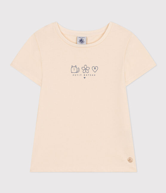 Camiseta de punto ligero para niña azul AVALANCHE/ BEACH
