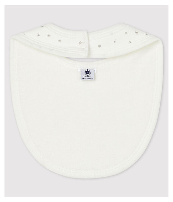 Babero de nacimiento de bebé con estrellas blanco MARSHMALLOW/gris GRIS