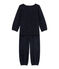 Pijama de terciopelo para niña azul SMOKING/gris ARGENT