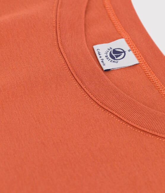 Camiseta de algodón L'ICONIQUE con cuello redondo para mujer rosa BRANDY