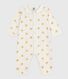 Pijama sin pies de algodón con estampado de corazones dorados para bebé