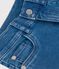 Pantalón regular de tejido vaquero sostenible para niño azul BLEU DELAVE