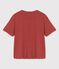 CAMISETA BOXY TÚBICO de algodón de mujer marron OMBRIE