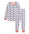 Pijama de punto para niño blanco MARSHMALLOW/blanco MULTICO