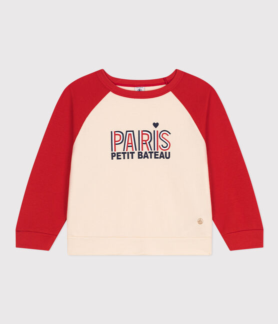 Sudadera infantil de felpa ligera rojo AVALANCHE/ AURORA